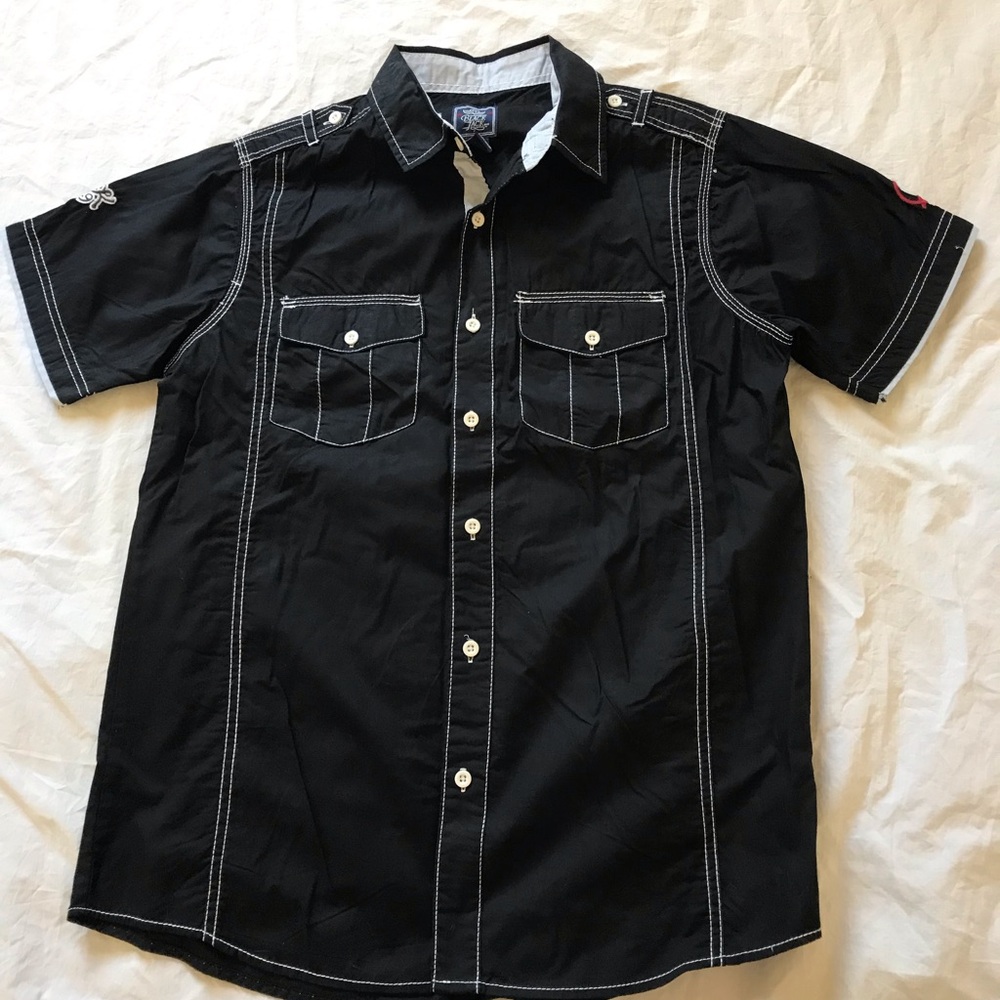 Button up t-shirt